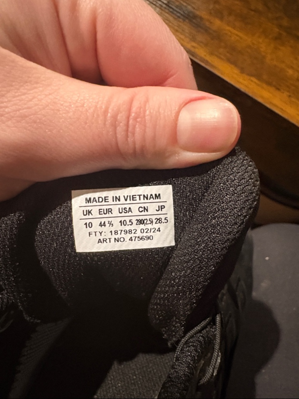 Salomon Black and Gray Trail Running Shoes - Picture 4 of 9